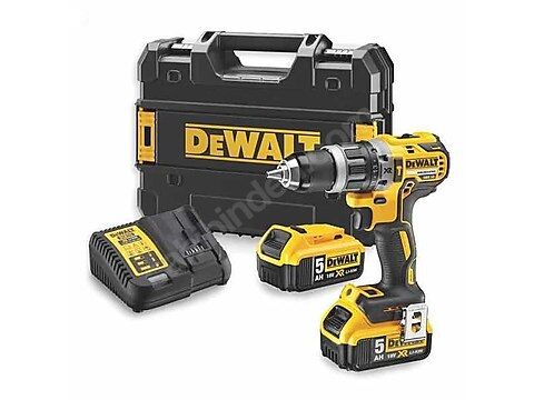 Dewalt DCD791P2 Akülü Matkap 18 Volt- 5,0 Ah. Çift Akülü