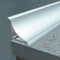İÇ BÜKEY PARLAK KROM TEZGAH ÜSTÜ PVC SÜPÜRGELİK 3 metre
