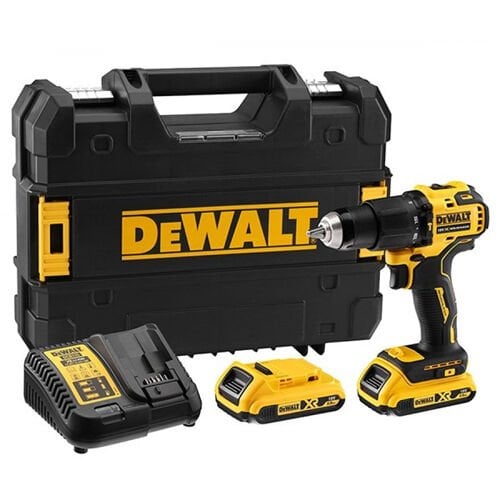 Dewalt  DCD709D2T Akülü Darbeli Matkap  18 Volt- 2,0 Ah. Çift Akülü