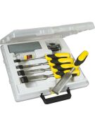 Stanley  Dynagrip 5'li Iskarpela  Seti ve Bileme Kiti (6-12-18-25-32mm )