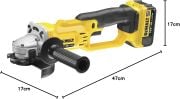 Dewalt DCG412NT 18Volt 125mm Avuç Taşlama (Aküsüz)