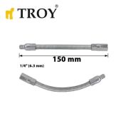 Troy 1/4'' Esnek Lokma Uzatması 150mm