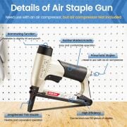 Meite MT8016LN  Havalı Zımba Tabancası Uzun Çeneli 4-16mm