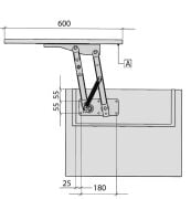 Açılan Sehpa Mekanizması Tekli (Amortisörlü)