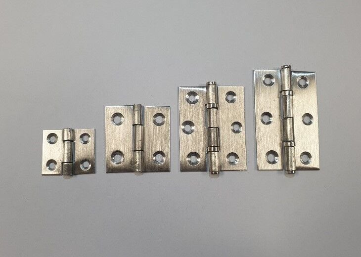 Paslanmaz Yaprak Menteşe 4cm Sabit (İthal Ürün)