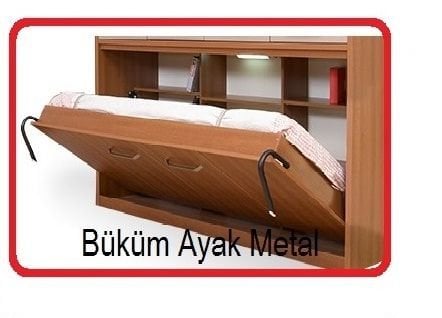 TEK KİŞİLİK DUVARA ENİNE KATLANIR YATAK MEKANİZMASI TEK KİŞİLİK (Sadece mekanizma fiyatıdır.)