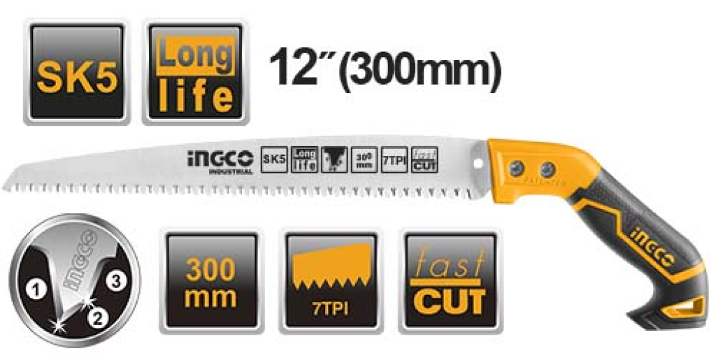 İngco HPS3008  Budama Testeresi 300mm