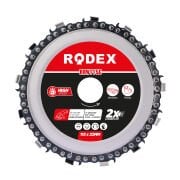 Rodex RRW115C Zincirli Ahşap Oyma ve İşleme Diski 115mm