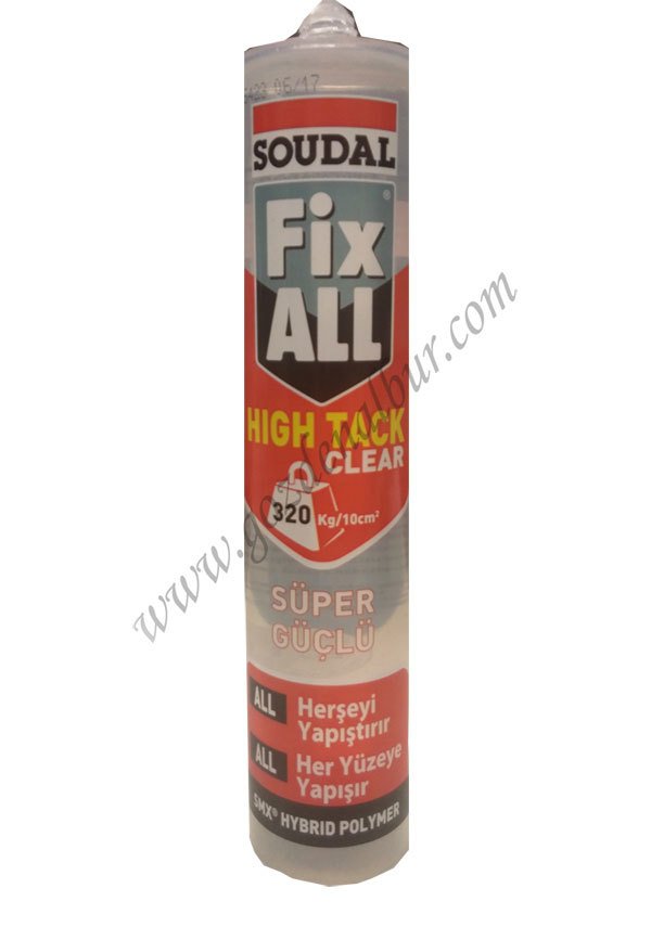 Soudal Fix All Şefaf Hıgh Tack 290ml.