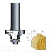 Balık Sırtı Freze Bıçağı  R10 TH14455 (Şaft:12mm)