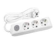 Viko Üçlü Anahtarlı Grup Priz 3 metre Kablolu