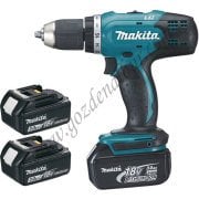 Makita  DDF453SFE3 Akülü Matkap Vidalama  18 Volt-3,0 ah.  (3 Akülü)