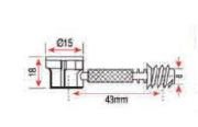 MİNİFİX DOLAP BAĞLANTISI 25 mm. için  (Metal Dübelli)