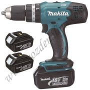Makita DHP453SFE3 Akülü Matkap Vidalama Darbeli  (3 Akülü)