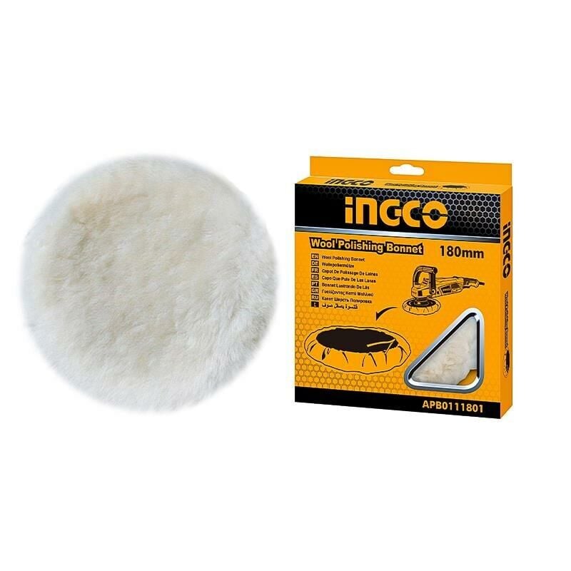 İngco APB0111801 Yün Polisaj Bonesi İpli 180mm