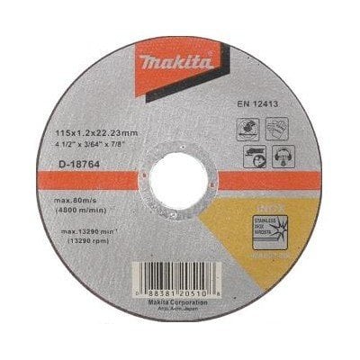 MAKİTA 115 mm. INOX KESİCİ DİSK D-18764