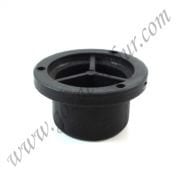 PLASTİK SABİT AYAK SİYAH ( h:3 cm )