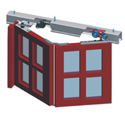 MEPA MKK 2A SÜRGÜLÜ KATLANIR KAPI/PANEL MEKANİZMASI (RAY HARİÇ)