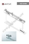 ALBATUR 9700 120 kg. SÜRGÜ KAPI SİSTEMİ SETİ 2 metre RAYLI