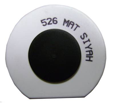 AKÇALI MAT SİYAH SPREY BOYA 400ml.