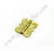 2 cm DESENLİ SARI TAVLA MENTEŞESİ