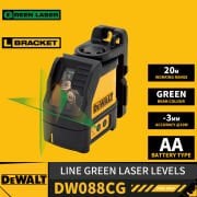 Dewalt DW088CG Çapraz Çizgi Lazeri Yeşil