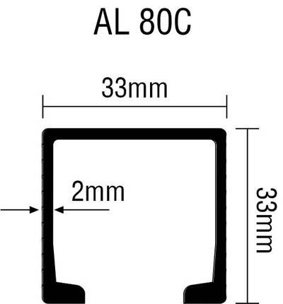 MEPA SKS 80 C ÜST RAY 2mt (AL 80 C)