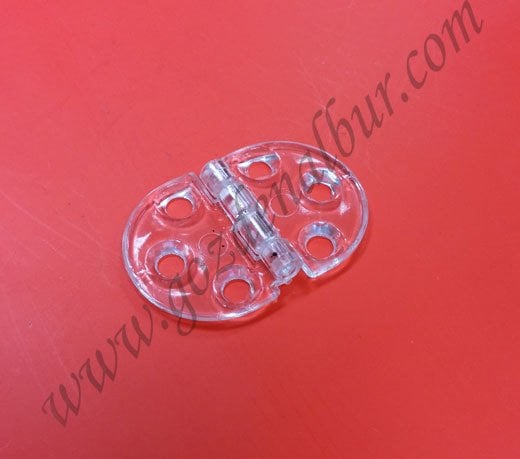 PLEKSİ OVAL MENTEŞE ŞEFFAF 45*30 mm (10 adet)