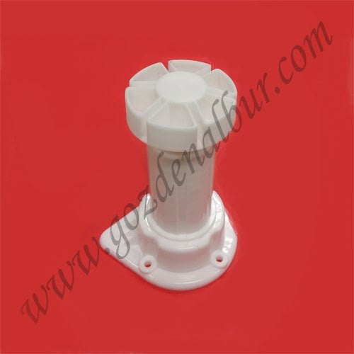 10 cm BEYAZ PLASTİK BAZA AYAĞI 10-14 CM AYARLI