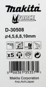 Makita D-30508 HSS Matkap Uç Seti 5 parça