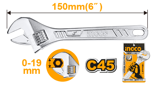 İngco 150mm Kurbağacık Anahtar