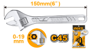 İngco 150mm Kurbağacık Anahtar