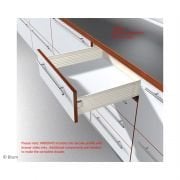 BLUM METABOX 40 cm * 85 mm YANAKLI ÇEKMECE RAYI