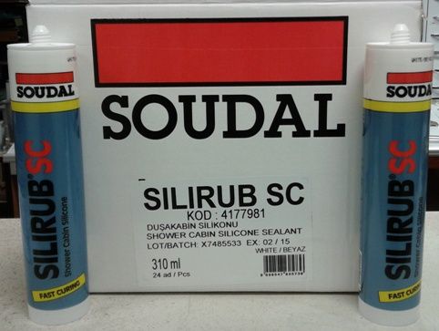 Soudal Duşakabin Silikonu Silirub SC Şeffaf