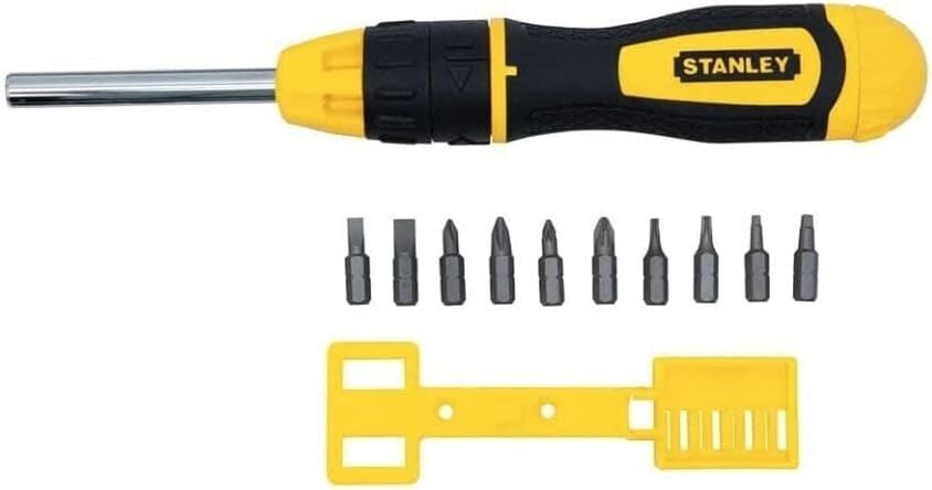 Stanley 0-68-010 Bits Uçlu Cırcırlı Tornavida Seti