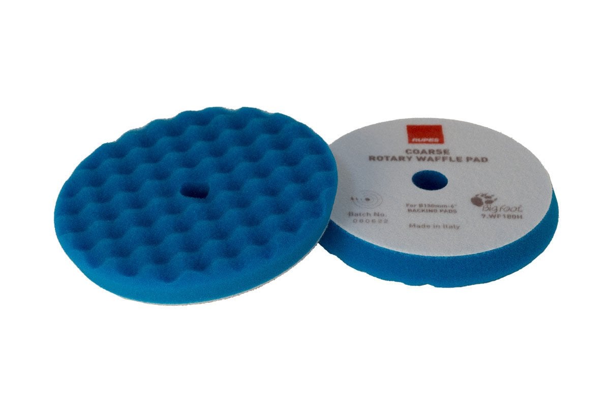 Rupes Waffle Coarse Mavi Pasta Süngeri Çap:170/180 mm