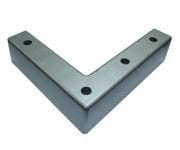 PLASTİK L AYAK MAT KROM 140*155