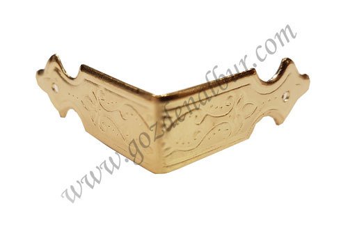 MOTİFLİ KÖŞE SARI 30*30*10 mm