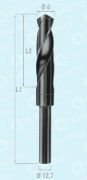 QUANTO 13 mm HSS MATKAP UCU (12,7 mm Saplı)