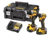 Dewalt DCK2051P2T Akülü İkili Set DCD800 + DCF850 (5,0 Ah Çift Akülü)