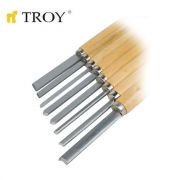 Troy 25008 Ahşap Torna Bıçak Seti ( 8 parça)