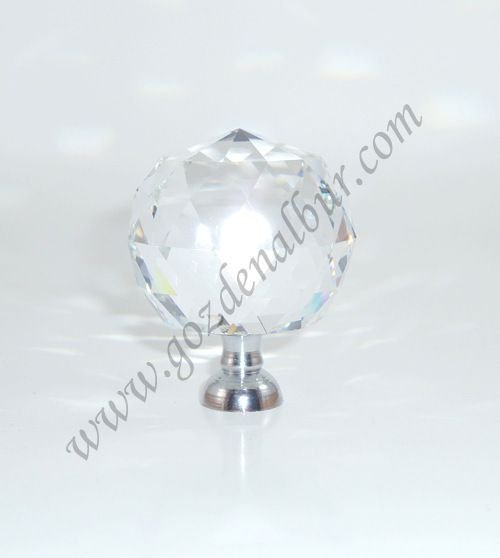 KÜRE KROM DÜĞME KULP 30 mm