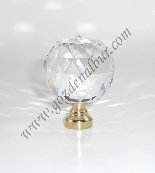 KÜRE SARI DÜĞME KULP 30 mm.