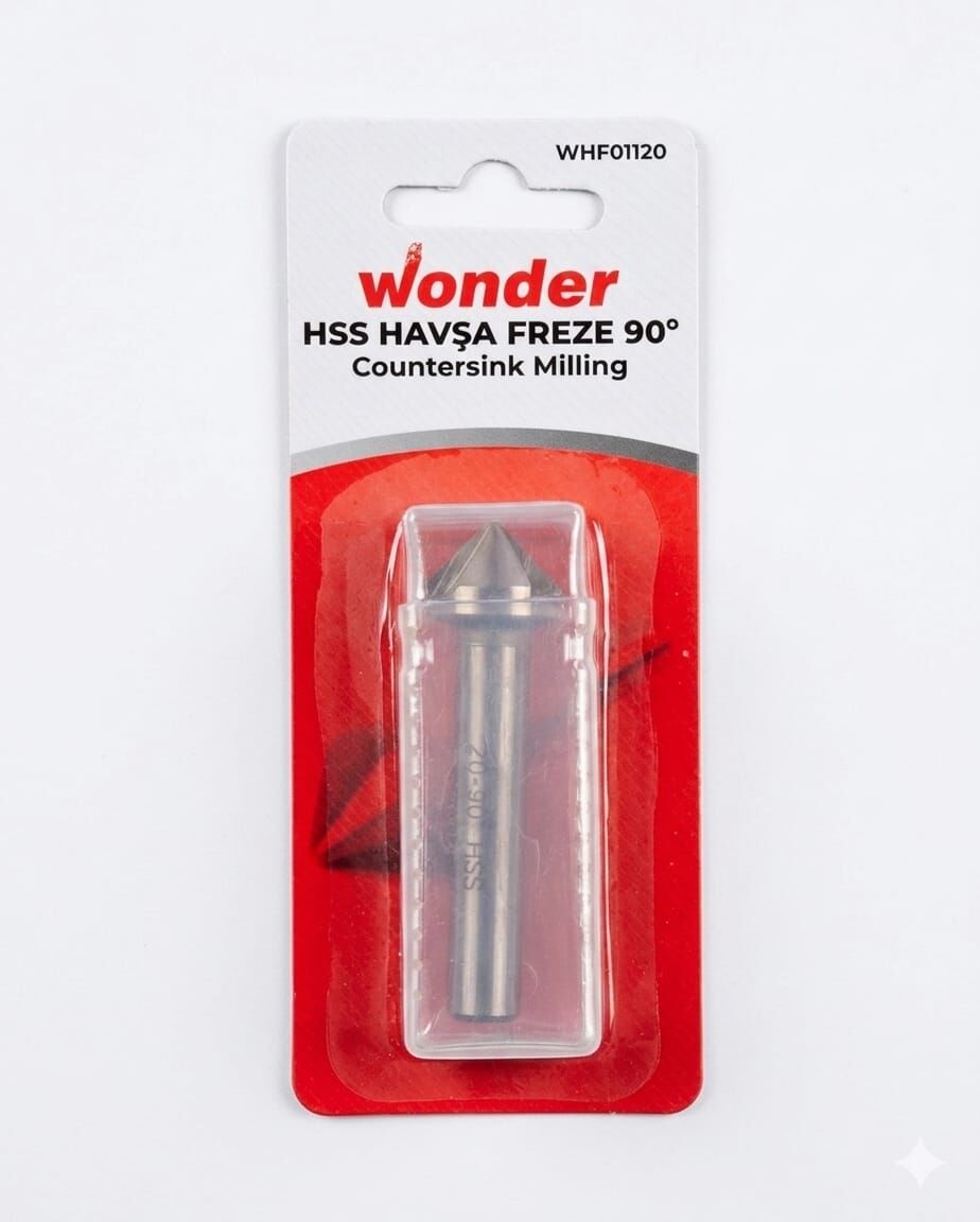 Wonder 20,0 mm HSS Havşa Matkabı 90 Derece