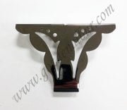 DESENLİ METAL DÜZ AYAK KROM 10 cm