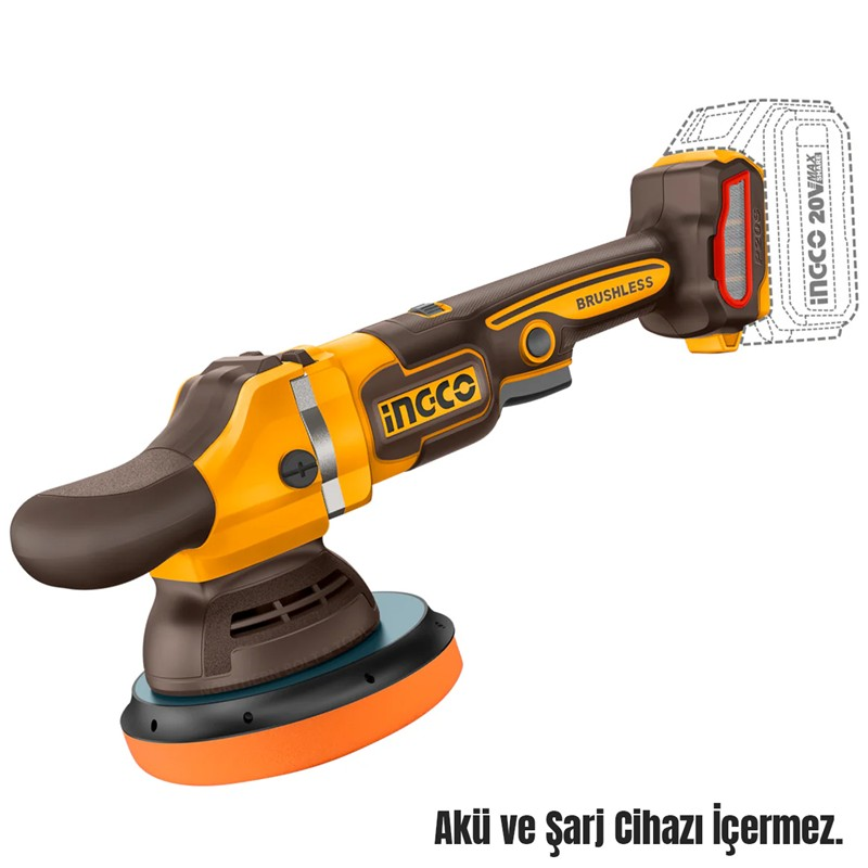 İngco APLI2015 Akülü Orbital Polisaj Makinesi SOLO 150mm