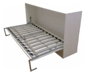 90*190 METAL KASALI TEK KİŞİLİK YAN AÇILIR KATLANIR YATAK MEKANİZMASI 90*190 (Sadece mekanizma ve pvc latalı metal kasa fiyatıdır.)