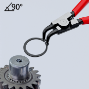 Knipex 4621A21 Dış Segman Pensesi Eğri 170mm