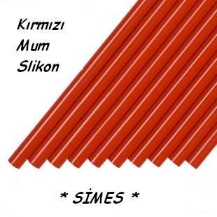 Simes Mum Silikon Kırmızı  12x300 mm  (1 kg.)