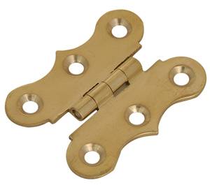 3,5 cm. KELEBEK DESENLİ SABİT MENTEŞE SARI
